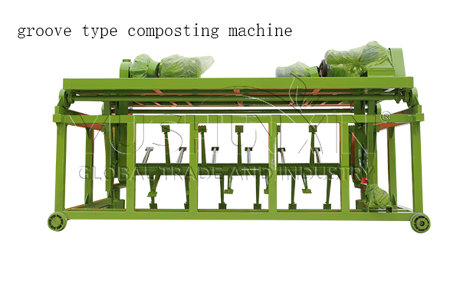 groove type compostingmachine