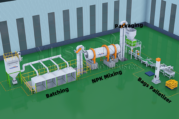 BB fertilizer production line