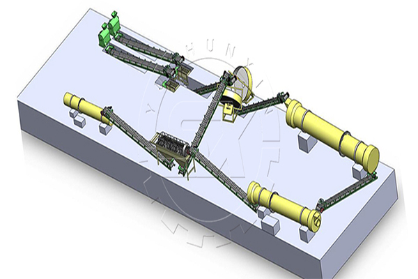 6 TPH biofertilizer manufacturing line