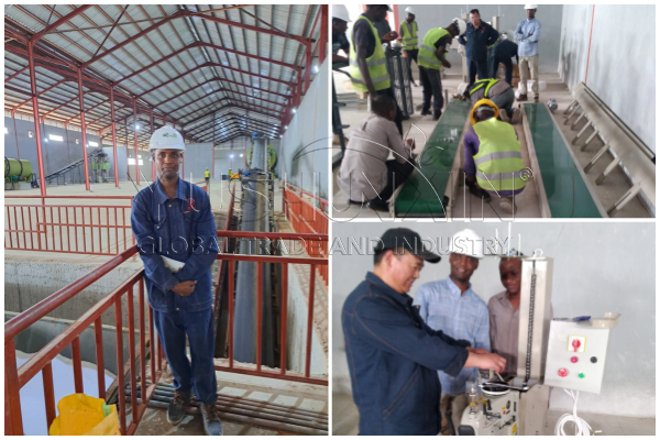 Nigerian 300 tons day bio NPK fertilizer production line installation