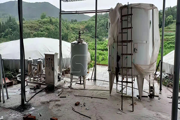 cow dung liquid biofertilizer production line