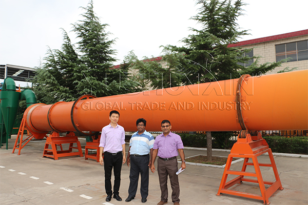 cow manure drying machine to India