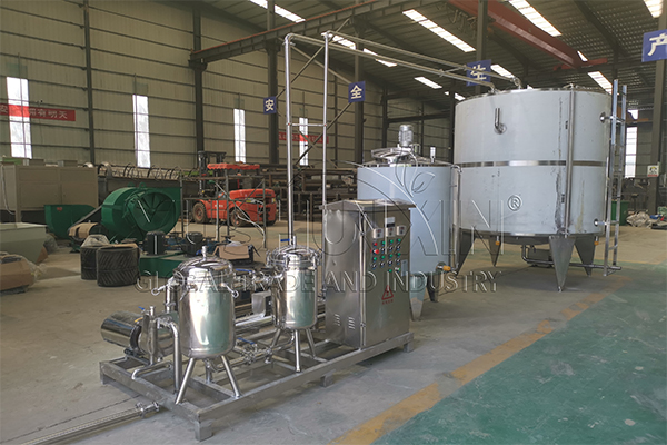 Small scale liquid biofertilizer making line